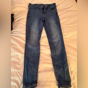 American Eagle Outfitters Women's Dark Blue Skinny Jeggings
